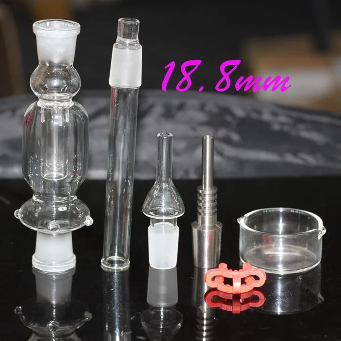 Ensemble de collecteurs de nectar gratuits avec domeless Tai Nail 10mm 14mm 18mm nector collecteur bangs conduites d'eau recycleur plates-formes pétrolières mini bangs en verre