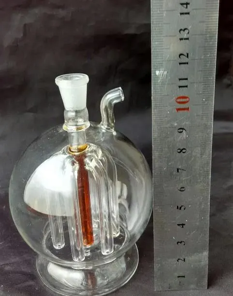 Nowe szkło sferyczne Tatu szisza szklana bongo szklana fajka w ciągu sześciu pazurów filtracja wody akcesoria upominkowe