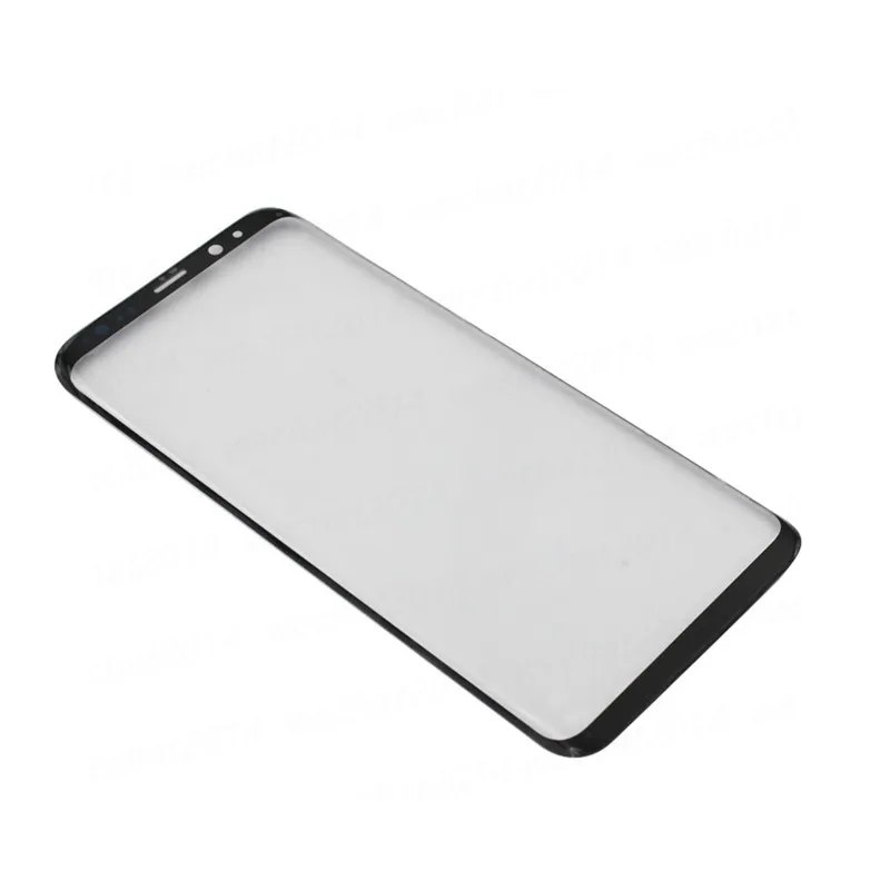 Remplacement de lentille en verre d'écran tactile extérieur d'origine de 50 pièces pour Samsung Galaxy S8 G950 S8 Plus G955