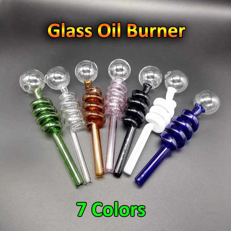 Pyrex Glass Oil Burner Pipe Cheap Colored Glass Water Pipe Bubbler Pyrex Oil Burner Pipes Smoking Water Hand Pipe Tobacco