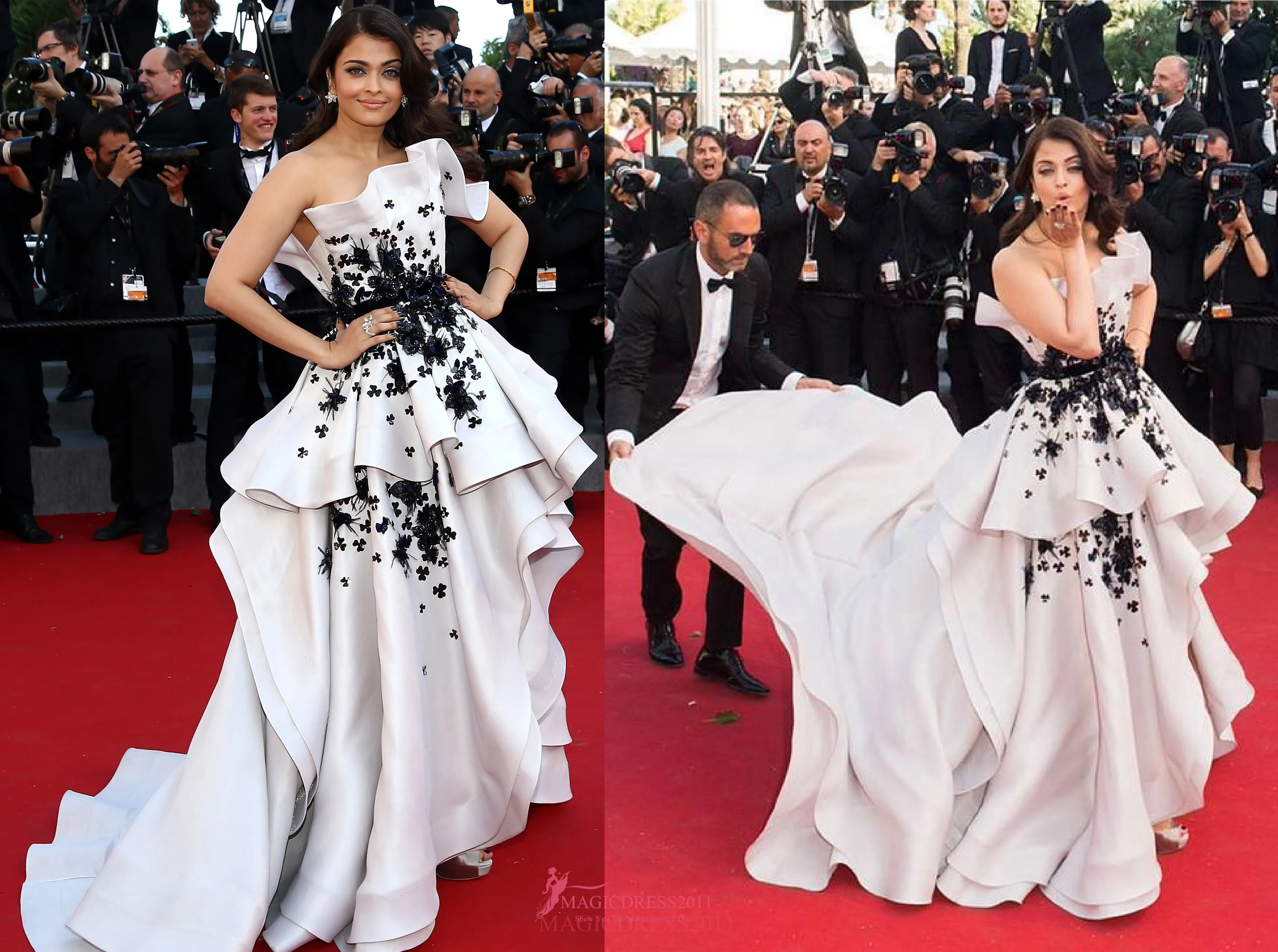 Pin by Vinita Gupta on white.... | Aishwarya rai bachchan, Bride dress  simple, Most beautiful indian actress