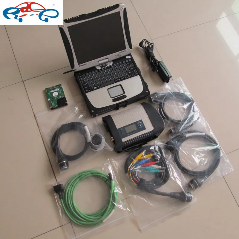 mb star c4 tool sd connect 4 with hdd 2021.09v xenntry d-as/ d-ts/ Vediam-0 in laptop cf-19 for Panasonic CF19