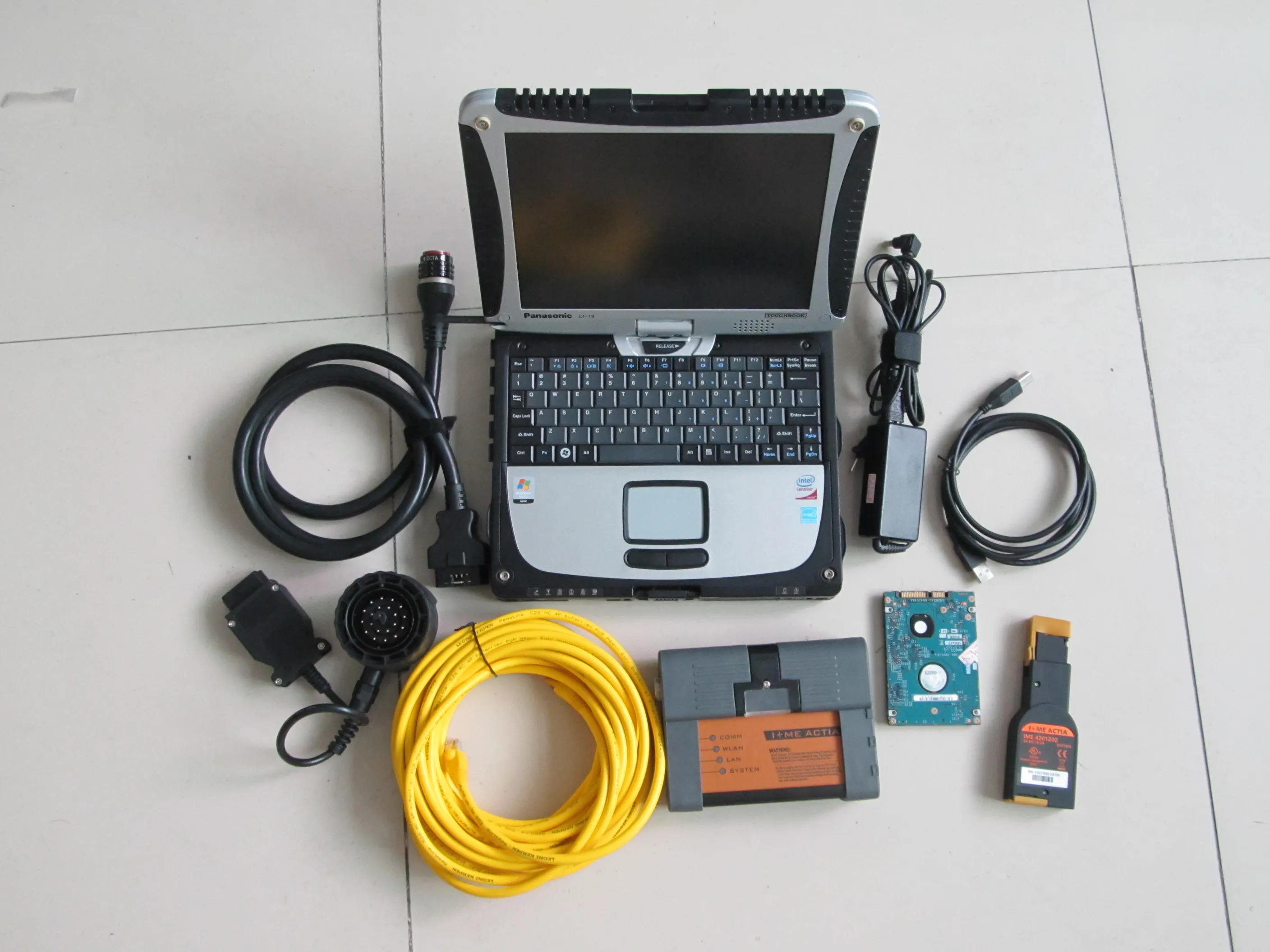 interface for bmw icom a2 b c diagnose tool with computer cf19 touch screen 4g hdd 1000gb full set diagnostic