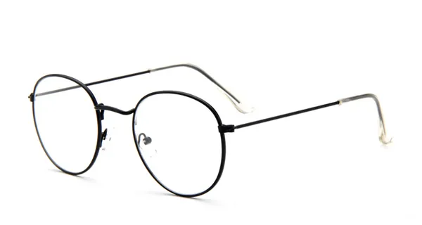 Vintage Ovaal Gouden Brillen Frame 2018 Vintage Ovaal Transparant Goud Brillen Frame Retro Stalen Benen Bril Bril SPECTACLES MAN VROUWEN METALLIJK