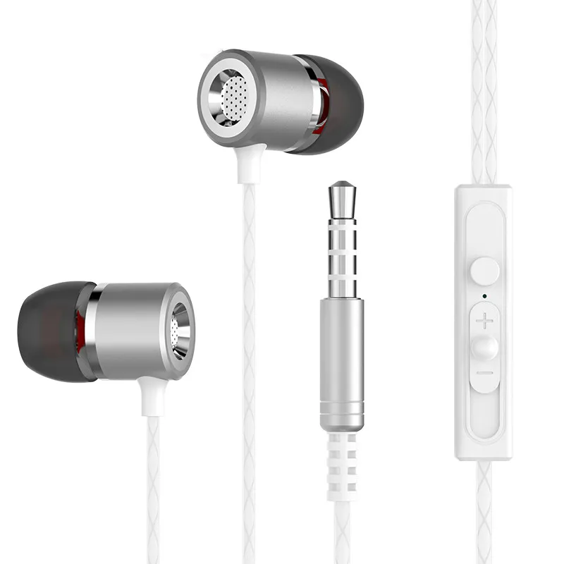 New S1 Metal Earphones With Microphone Super Bass Stereo Headset
