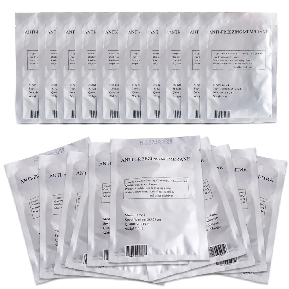 Antize Membranes Ze Fat Anti Cooling Gel Pad Antize Membrane For Cryoterapy Fat Zing Cool Sculpting Treatment DHL1025186