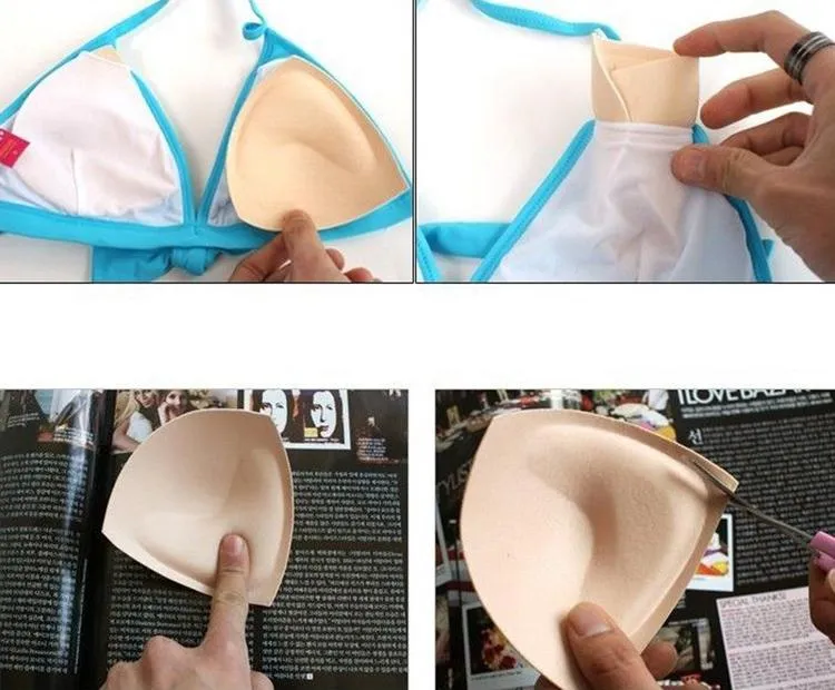 WholeSummer Women Swimsuit Padding Inserts Sponge Foam Bra Pads Chest Cups  Breast Bra Bikini Inserts Chest Pad4460156 From G2be, $51.01