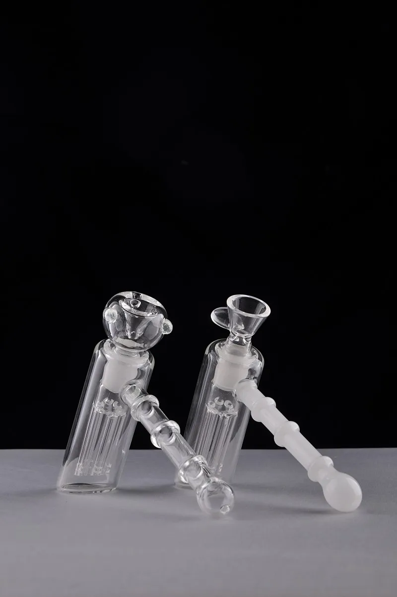 Heady Sigara Boruları Pyrex Boru Çekiç Bubblers Cam 6 ARM PERC Duş Başlık