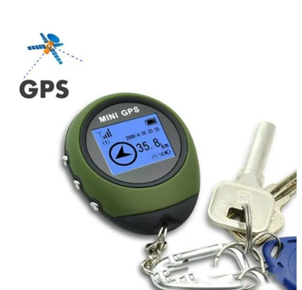 Mini GPS Tracker Locator Finder Navigation Receiver Handheld USB Rechargeable with Electronic Compass for Outdoor Travel