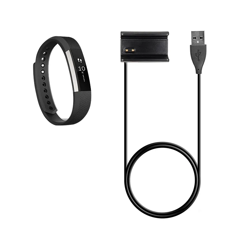 Ny Fitbit ALTA USB Strömladdare Smart Armband Laddningskabel för Fitbit Alta Armband Armband VS FitBit Silikonrem 30cm