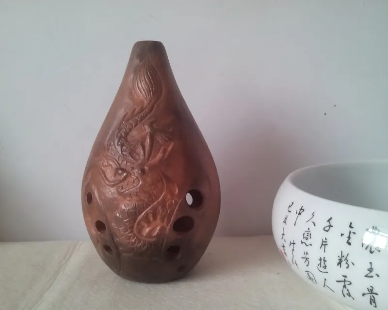 Xun Ancient Ocarina Ocarina Of Time Flute Chinese Traditional Pattern F