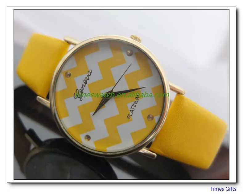 NOVA Genebra Assista mulheres Moda Quartz Relógios De Couro Jovens Esportes Mulheres relógio de ouro Casual Vestido Relógios de Pulso relogios feminino