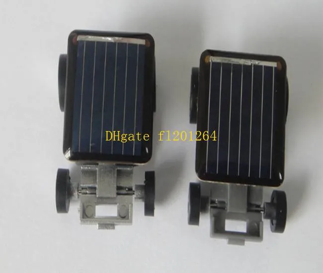 100 pçs / lote Transporte rápido Mundos Menor Energia Solar Carro de Corrida Mini brinquedos solares brinquedos de energia solar