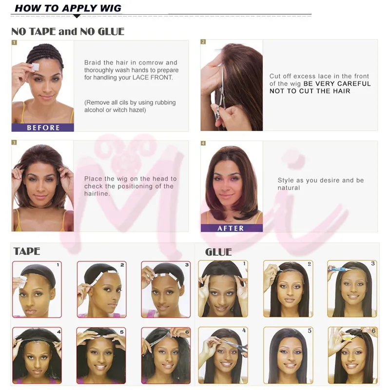 How to Wear Lace Front Wigs Without Glue
