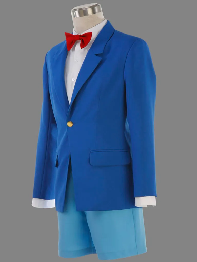 Hot Popular Japonês Anime Detective Conan Ova Edogawa Konan Cosplay Costume Duas Roupas de Geração Terno completo