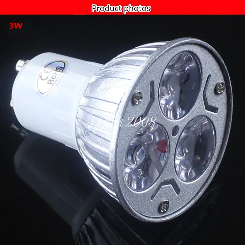 Ampoule LED haute puissance, variable GU10 E27 E14 3W 4W 5W, projecteur, lampe Downlight, éclairage LED