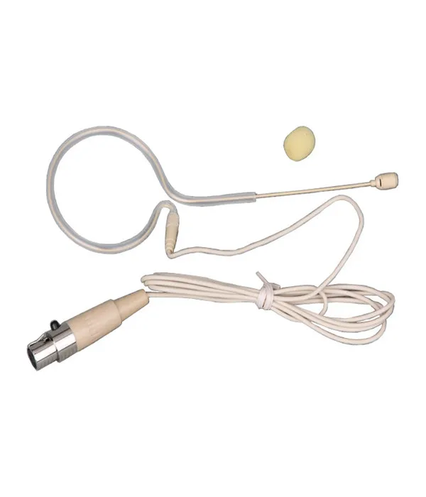 Microfono auricolare mini microfono auricolare beige resistente al sudore audio tecnica wireless microfono condensatore USB USB Mic4452959