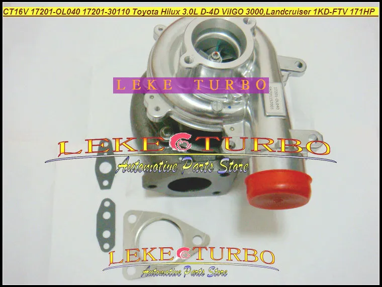 CT16V 17201-30110 17201-OL040 TOI-LUX 3.0 D4D,Landcruiser engine 1KD-FTV 3.0L 171HP turbocharger (7)