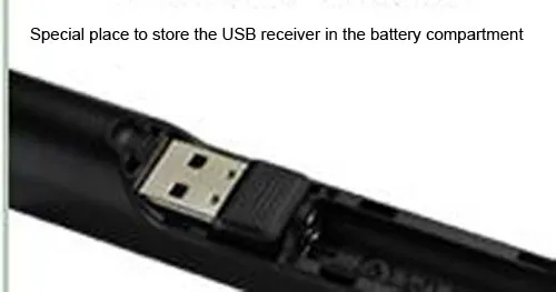 Nowy przylot KNORVAY USB bezprzewodowy PPT zdalny wskaźnik laserowy Wskaźnik Prezenter PC PC Prezenter PPT PPT strona Turning Pen4386657