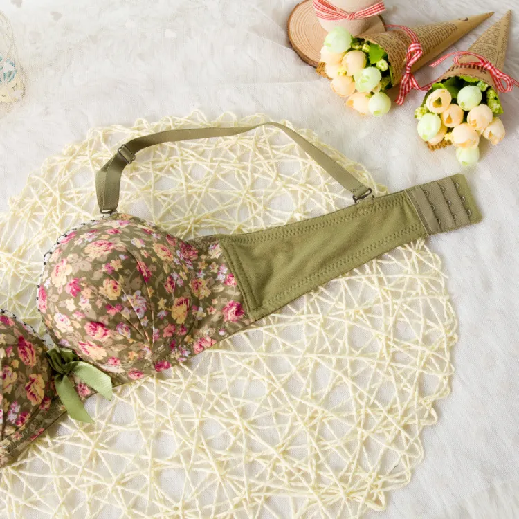 Floral Seamless Bra And Pant Set Back High Quality, Comfortable, And Lovely Womens  Underwear For Wholesale From Yangti, $12.58