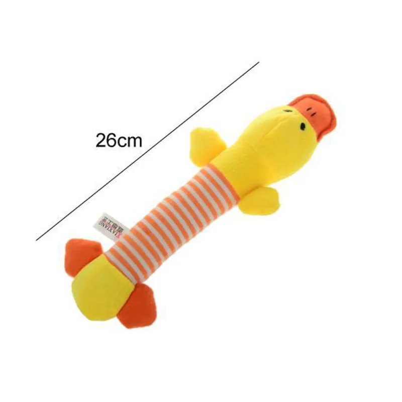 Hot Dog Jouet Pet Chiot En Peluche Son Mâcher Couineur Couineur Cochon Éléphant Canard Jouets Mignon Pet Jouets YC0042