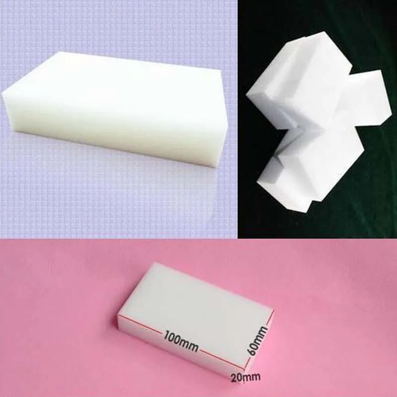 White Magic Melamine Sponge Cleaning Eraser Multi-functional Sponge Without Packing Bag Household Cleaning Tools