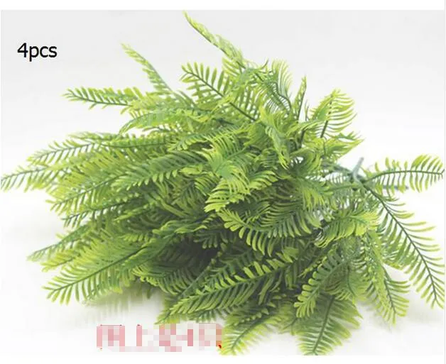 Fiori artificiali Foglie Piante Piuttosto realistica Plastica persiana Erba Lysimachia Fern decorazione floreale G923