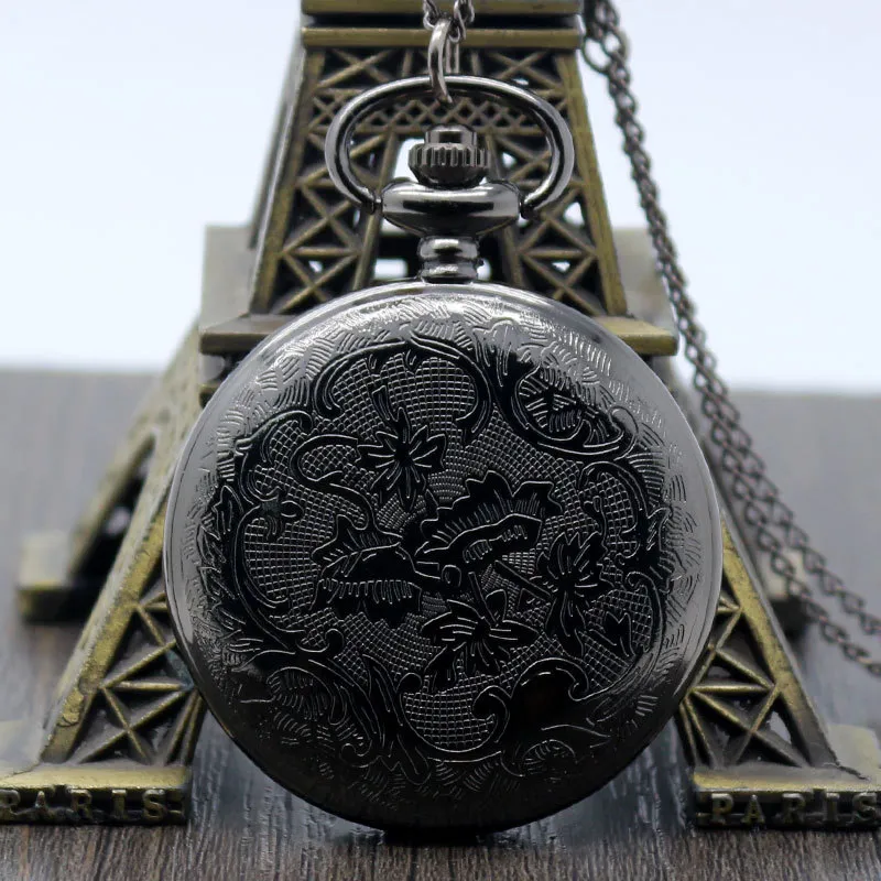 Wholesale Mix Quartz watches Necklace Chain Bronze pocket watches PW057