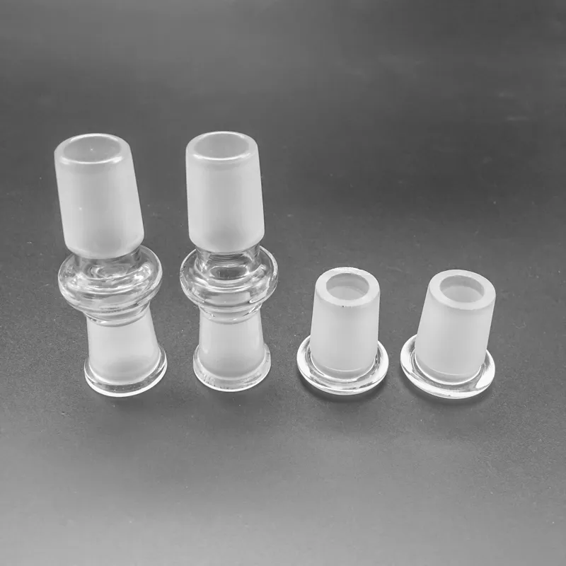 Adaptateur en verre de convertisseur 18-14 de fabricant de deux styles de narguilés pour bong de conduite d'eau de narguilé