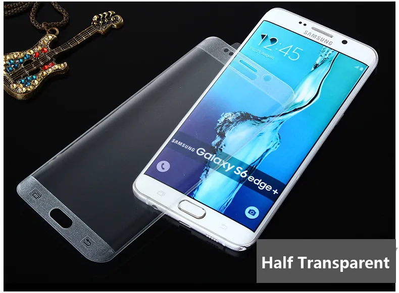 S6 Edge الزجاج المقسى فيلم لسامسونج غالاكسي S6 Edge 3D منحني كامل غطاء الزجاج المقسى حامي الشاشة فيلم الهاتف