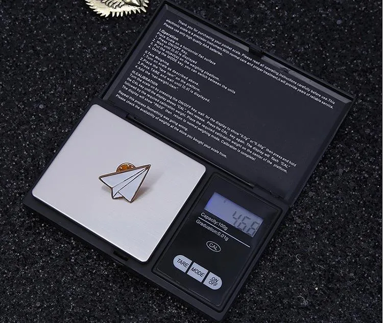 Mini bilancia digitale tascabile di alta qualità 100 g x 0,01 g Bilancia elettronica precisa gioielli Bilancia da cucina ad alta precisione con retroilluminazione a LED