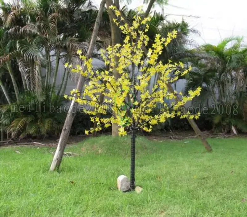 Stringhe LED artificiali fatte a mano Albero di fiori di ciliegio Luce notturna Nuovo anno Luci di decorazione di nozze di Natale LED da 80 cm