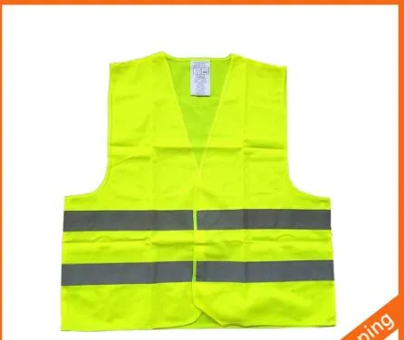 Haute Visibilité Travail Sécurité Construction Gilet Avertissement Trafic Réfléchissant Travail Gilet Vert Réfléchissant Vêtements De Sécurité LJJC1792 50pcs