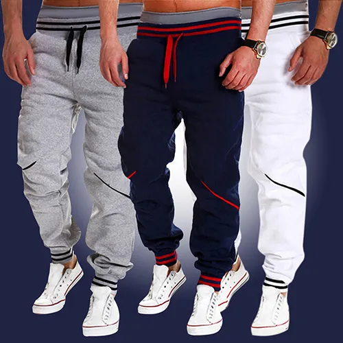 Atacado-homens moda jasgador dança esportiva esportiva baggy calças harem calças calças calças de moletom