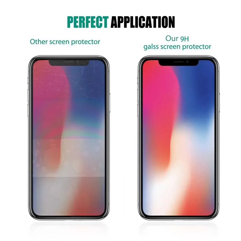 For Iphone For Samsung Tempered Glass Screen Protector 12 Mini 11 Pro Xs Max Xr 8 Plus Galaxy S8 J7 A50 A70