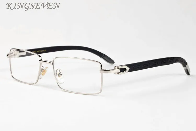 деревянные очки новых мод круглых рогов буйвол очки для женщин отношение Frame солнцезащитных очков черного коричневых прозрачных линз спортивных мужских солнцезащитных очков