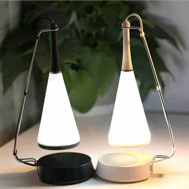 Novità speciale lampada da tavolo musicale wireless Bluetooth creativa Lampada da tavolo audio LED touch ricaricabile USB