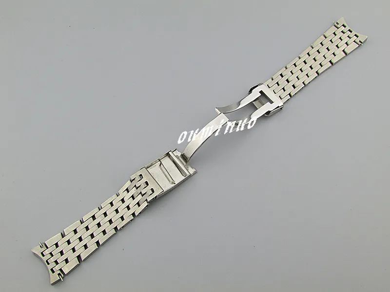 22 mm Nowe wysokiej jakości SS Polishing + szczotkowane zakrzywione opaski zegarków końcowych bransoletki dla Watch7457271