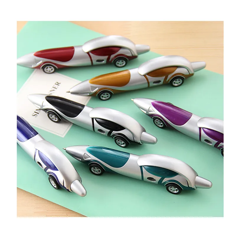 The New 6pcs Sports Car Pens Ballpoint Pen Funny Pens for Kids Novelty Pens Cute