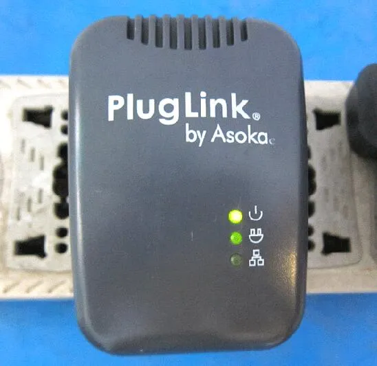 Asoka PlugLink PL9650-ETH adattatore 85M Homeplug Powerline IPTV ITV US