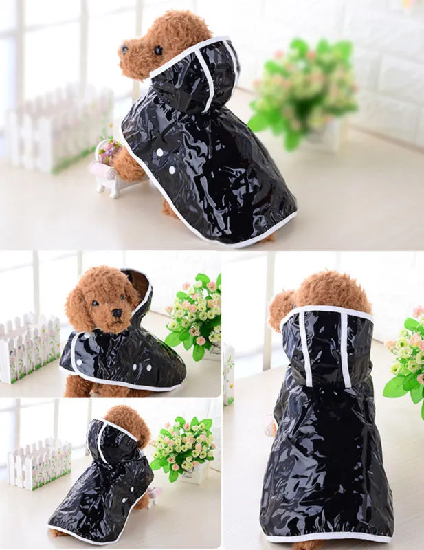 Pet Rain Coat Raincoat clearance Dog clothes Outdoor Jacket Puppy Clothes Waterproof Transparent dog coat decoration party small pet clothes xxs pets coat xxsmall