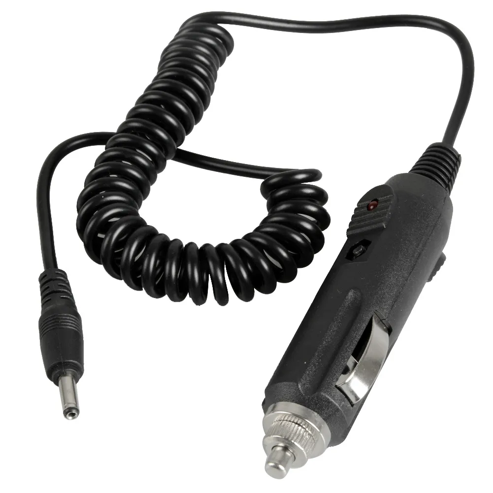 Gloednieuwe Zwart 2.5mm Autolader Kabel voor Baofeng UV-5R 3800mAh batterij G00130