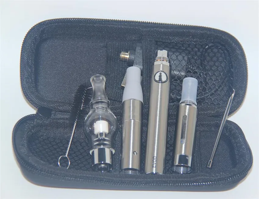 MOQ eVod 3 in 1 Starter Kits vapes pens EGO 510 Battery for Wax Dry Herb Vaporizer ecig E Liquid vapors All inone I wee vape kit
