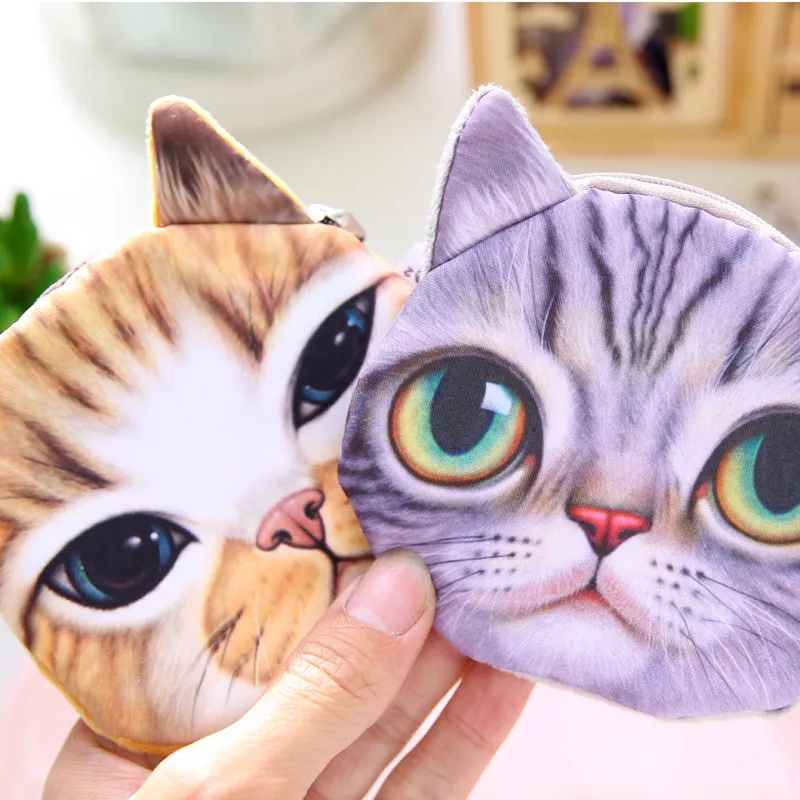 Cute Cat Women Clutch Wallet Leather Long Bifold Purse Card Holder Case  Handbag | eBay