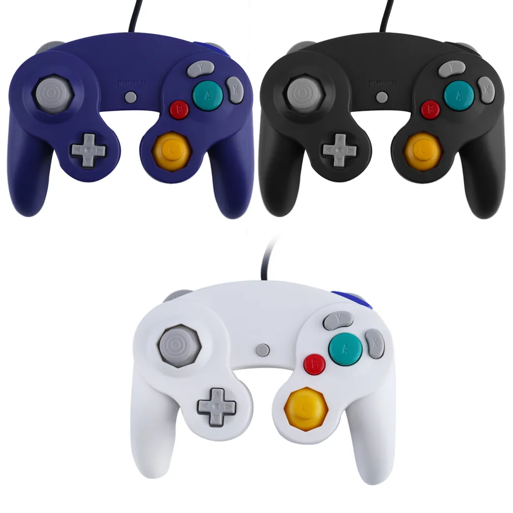 Controlador de juegos con cable Gamepad Joystick para NGC NINTENDO GC Game Cube para Platinum