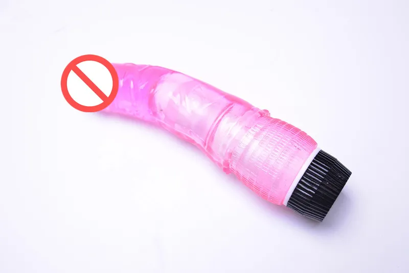 Soft Jelly Crystal Multispeed Wasserdichter realistischer Dildo-Vibrator Penis Leistungsstarke G-Vibe-Vibratoren für Frauen-Sexprodukt