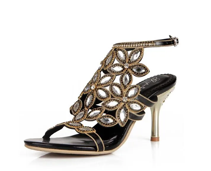 Ayakkabı boncuk 2018 Gerçek Yapay elmas Gelin Düğün Ayakkabı Artı boyutu 8 cm Topuklar Hight Ucuz Modest Kadınlar Sadnals Seksi Ayakkabılar