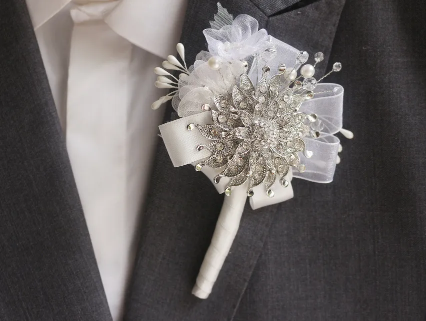 Corsages Brooch Bridal Corsages Wedding Jewelry High Quality Fashion Exquisite Mens Business Etiquette Annual Meeting Clothing Decoration
