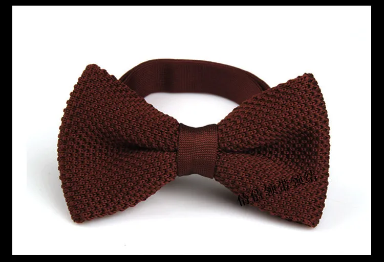 2016 Hot Dubbelstickad Bowtie 24 Solid Färg Bowknot Justerbara Bowties För Fars Dag Slips Julklapp Gratis TNT FedEx UPS