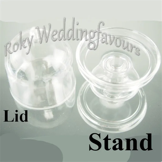 Wholesale Acrylic Clear Mini Cake Stand Baby Shower Wedding Favors Holder Birthday Party Sweet Table Decor Supplies